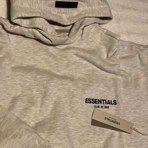 Brand New Size Large Essentials Fear Of God Light Oatmeal Hoodie